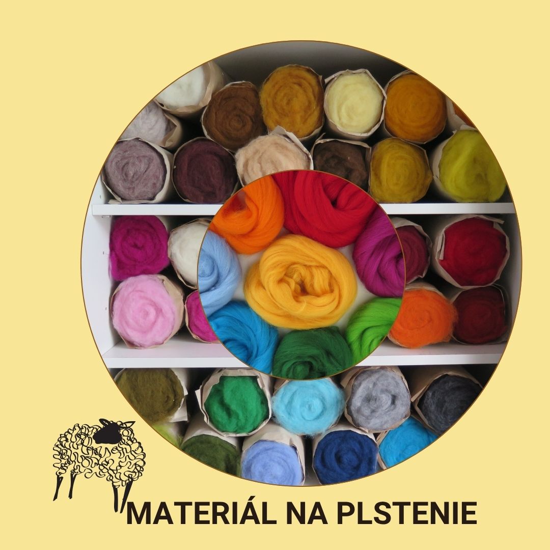Materiál na plstenie