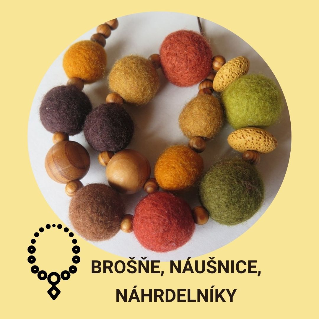 Plstené šperky